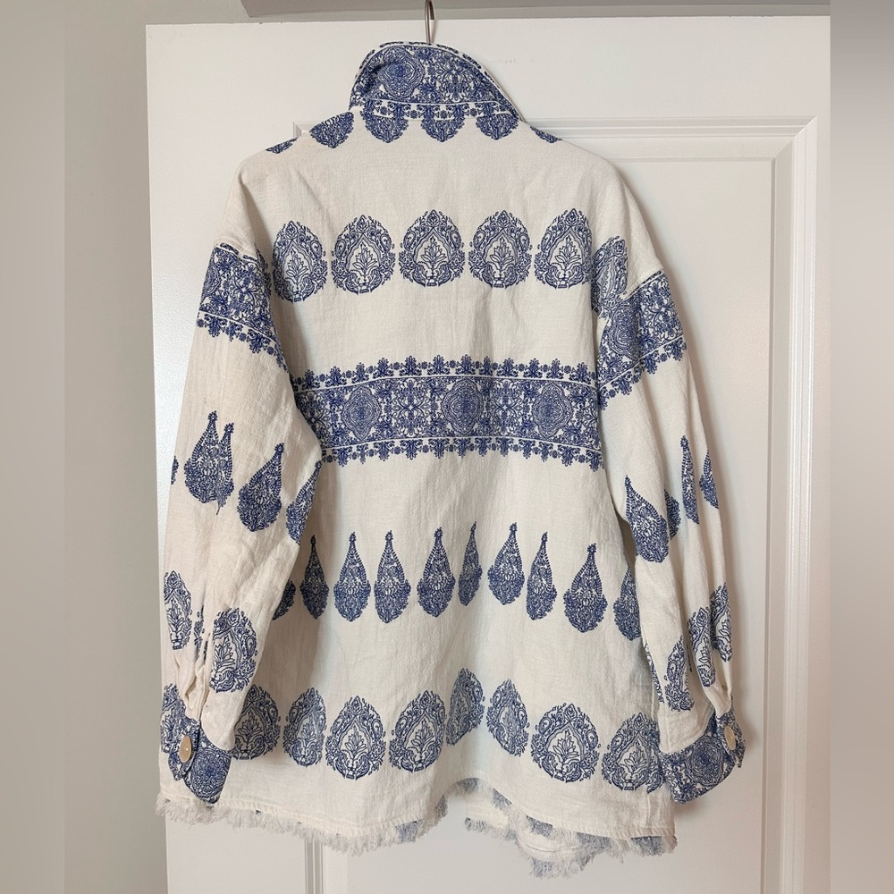 Vintage Patterned Spring Jacket - Picture 5 of 6